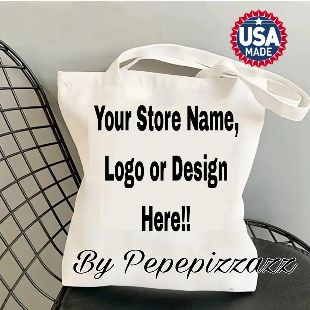 ANY DESIGN CAN ALSO BE MADE ON A CANVAS TOTE! JUST ASK!! Black or natural.